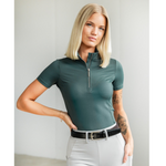 Fager Emma Short Sleeve Green Top 